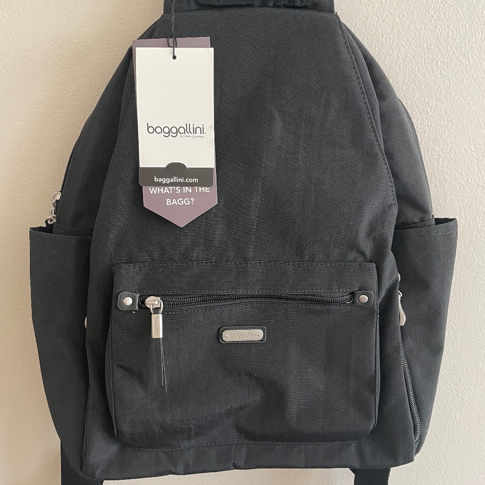 NWT Black Baggallini Travel Backpack